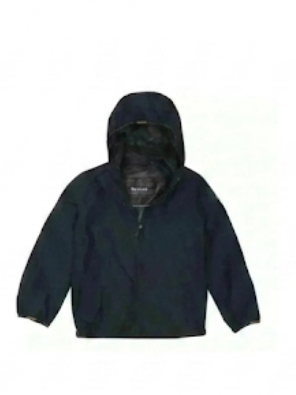 Barbour International Grange Waterproof Hooded Jacket Boys 2-3 Years Black EUC!